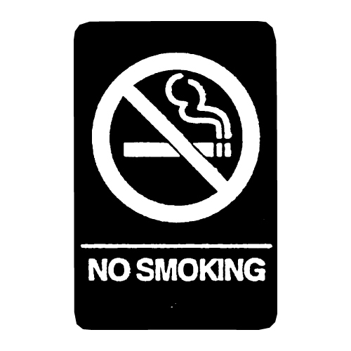 ADA No Smoking Braille Sign 9"x6"