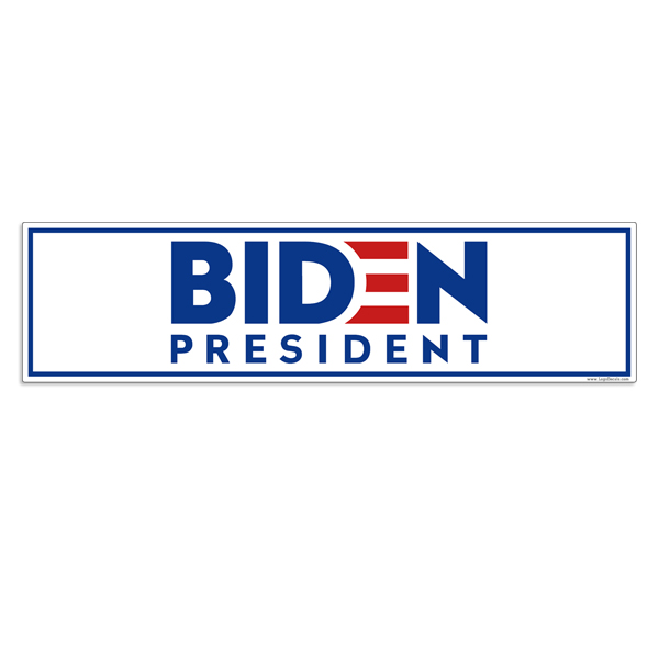 Details about  / Joe Biden 2020 Oval Biden For President Bumper Sticker 2.5/" x 1.5/" 4 Pack