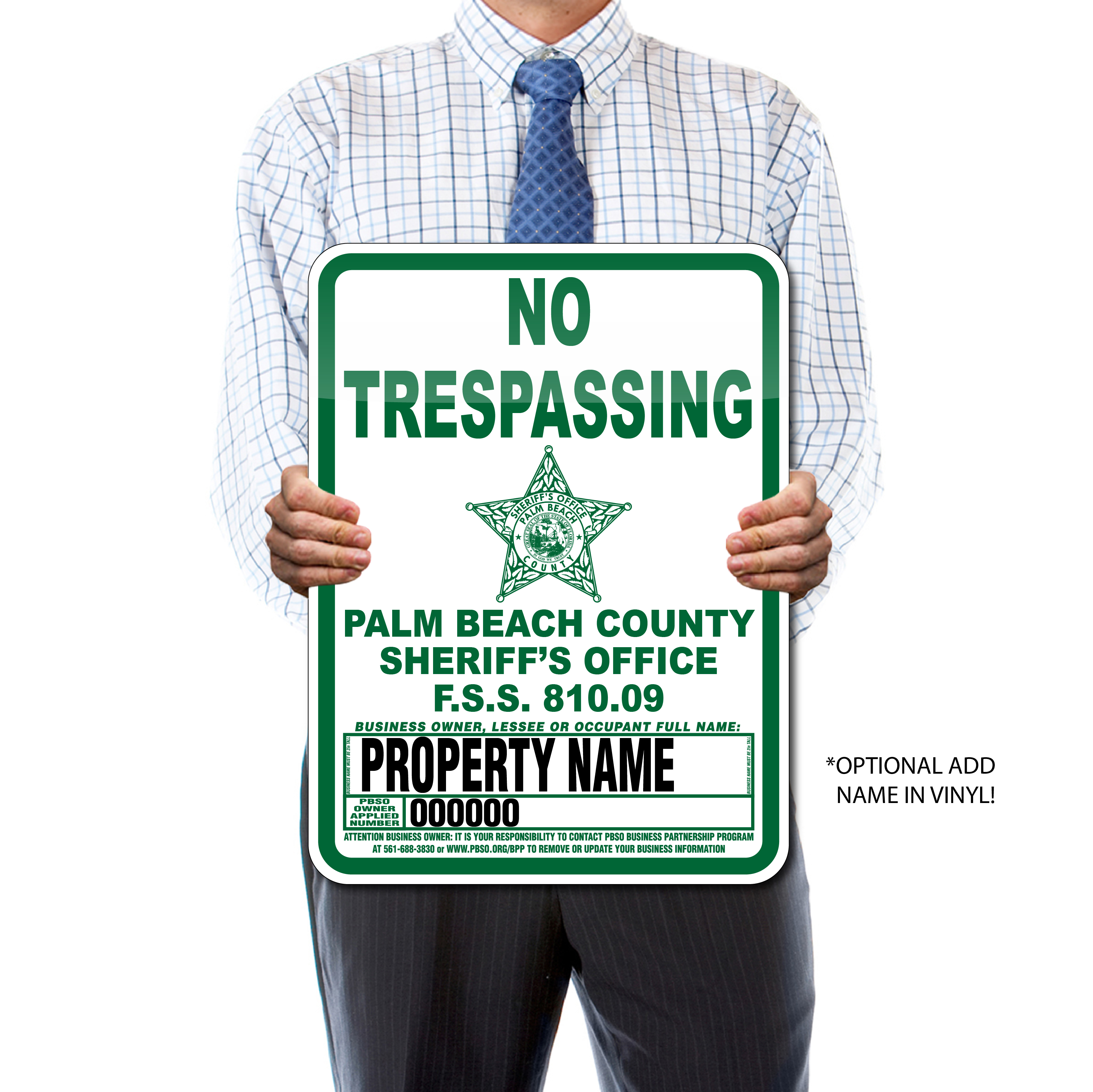 PALM BEACH SHERIFFS NO TRESPASSING SIGN  PALM BEACH SHERIFF NO TRESPASSING SIGN,PALM BEACH SHERIFFS NO TRESPASSING SIGN,Palm Beach County trespass, Buy a sign for the Palm Beach Sheriff trespassing program,Prohibido La Entrada Palm Beach Sheriff Trespass sign,Palm Beach Warning No trespassing sign