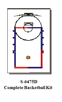 Complete Basketball Stencil Kit