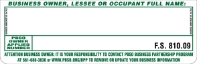 **DECAL PATCH**  PALM BEACH SHERIFF'S NO TRESPASSING SIGN DECAL PATCH (FOR 2021 AND EARLIER SIGNS) PALM BEACH SHERIFF NO TRESPASSING SIGN PATCH,PALM BEACH SHERIFF'S NO TRESPASSING SIGN PATCH ,Buy a sign for the Palm Beach Sheriff trespassing program,Prohibido La Entrada Palm Beach Sheriff Trespass sign,Palm Beach Warning No trespassing sign