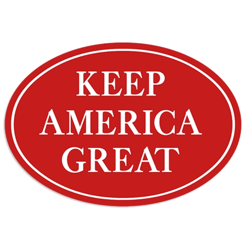 Trump 2020 Stickers.Keep America Great .Vinyl Decals .12 Pack 