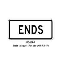 ENDS sign 30w x 12 -HIP White-black copy-080 Aluminum