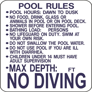 Florida Standard Pool Rules