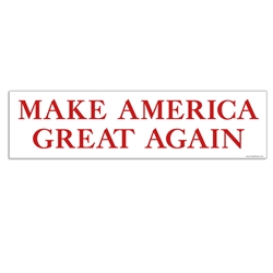 Make America Great Again Political Decal / Bumper Sticker donald trump, make america great again, trump, president, presidental, election, political, candidate, decals, bumper sticker, label