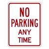 No Parking Any Time sign