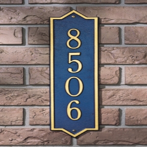 Norfolk Vertical address plaque 3009DG