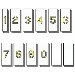 Number Stencil Kit  12 PC  -choose size - S-Number Stencil Kit 12pc2-D