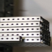 Square galvanized steel traffic posts