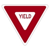 R1-2 Yield aluminum traffic sign