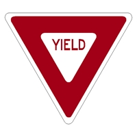 R1-2 Yield aluminum traffic sign