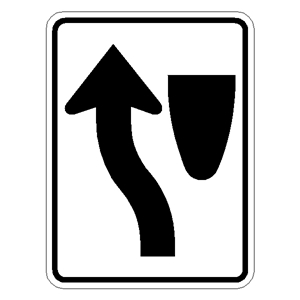 Keep Left Symbol R4-8