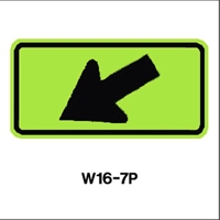 W16-7P FYG_arrow sign
