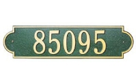 Richmond Horizontal Address Plaque 19" x 4"