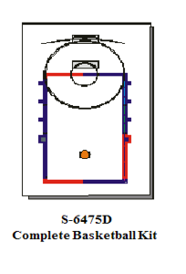 Complete Basketball Stencil Kit