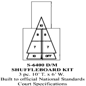 Shuffleboard Kit-3 pc