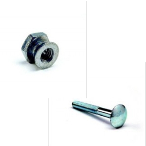 Vandalguard 2 1/2" Truss Head Bolt & Nut Set