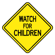 W41-4a  Watch for Children Sign